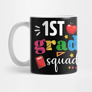 1st First Grade Squad Student Teacher Back To School Gift Mug